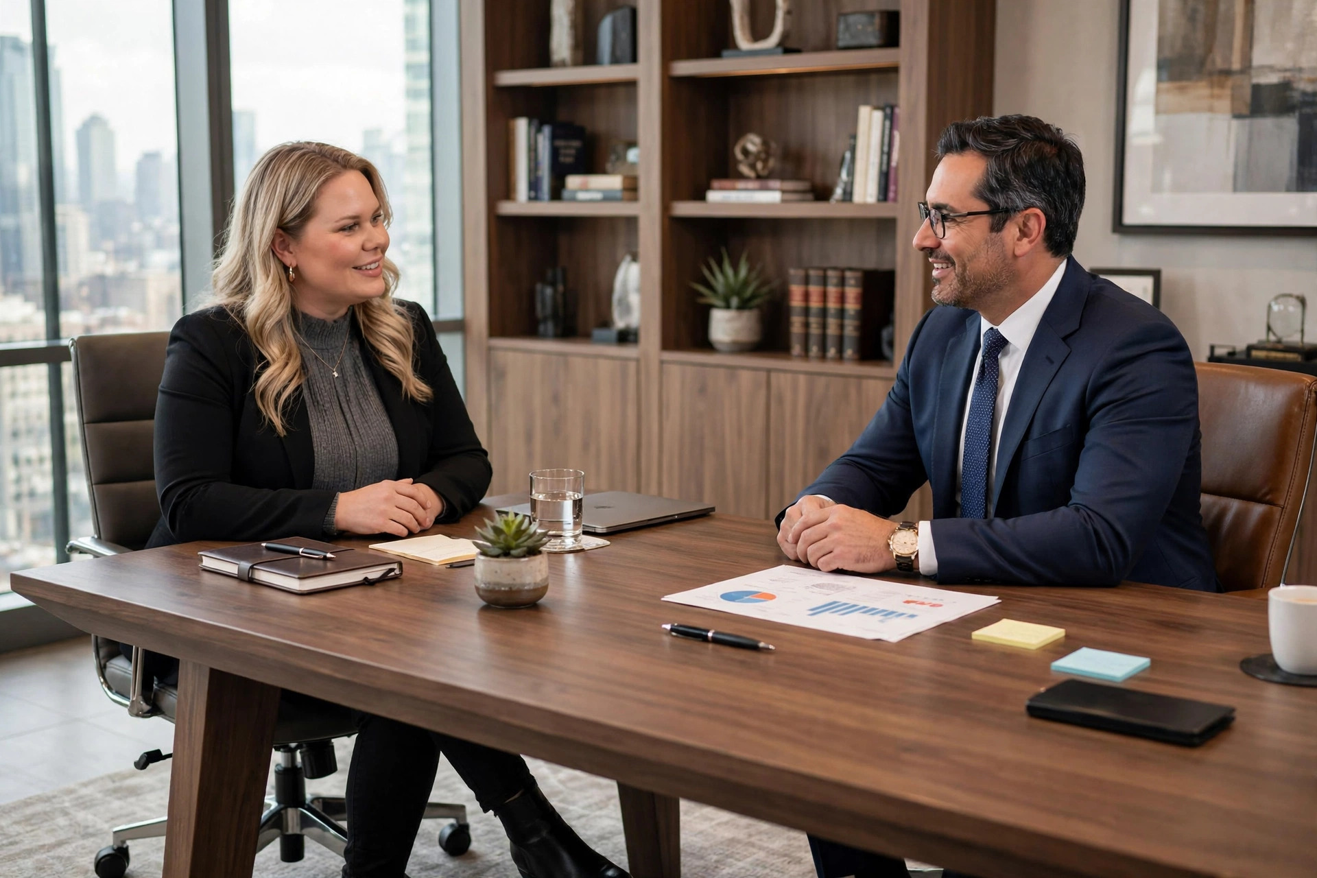 Christine Carter in an executive healthcare advisory meeting